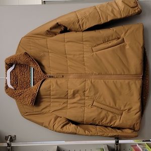 Women's reversible The North Face jacket/coat sz L Camel worn twice
